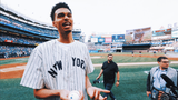 Victor Wembanyama throws first pitch at Yankee Stadium ahead of NBA draft